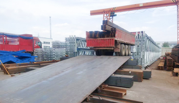 Malaysia-kundebestilling — 45m Bailey Bridge-belastningstest